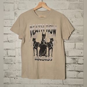 Death Row Records Graphic T-Shirt Doberman Dogs Tee Men’s Medium